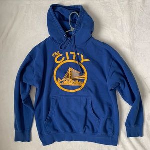 Blue/Yellow Men’s “The City” Hoodie